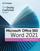 The Shelly Cashman Series Microsoft Office 365 & Word 2021 Comprehensive By Misty E. Vermaat, Jennifer Duffy