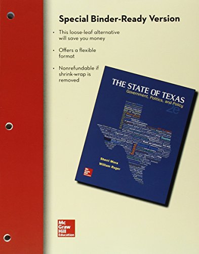The State of Texas: Government, Politics and Policy Second Edition