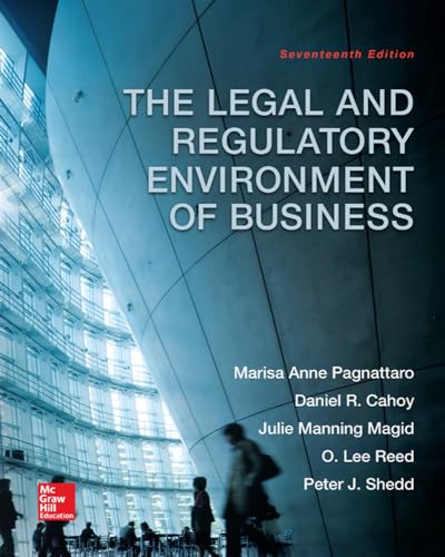 The legal and regulatory environment of business - 9780078023859