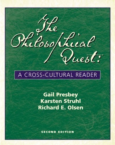 The philosophical quest: a cross-cultural reader