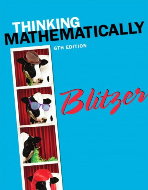 Thinking Mathematically - Robert F. Blitzer - 9780321867322