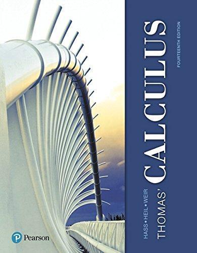 Thomas Calculus 14Th Edition