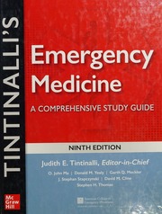 Tintinalli's emergency medicine: a comprehensive study guide