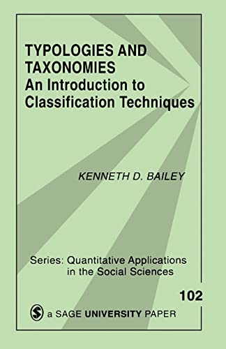 Typologies and taxonomies: An introduction to classification techniques