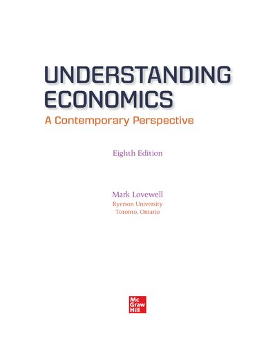 Understanding Economics: A Contemporary Perspective By Mark A. Lovewell