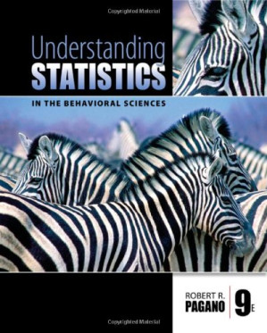 Understanding Statistics in the Behavioral Sciences By Robert R. Pagano - 9780547152813