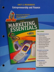 Unit 11 Resources Entrepreneurship and Finance