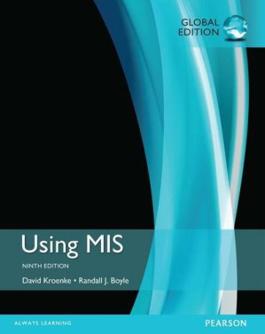 Using MIS - Randall J. Boyle, David M. Kroenke