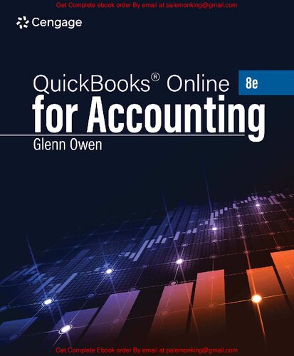 Using QuickBooks Online for Accounting 2025 By Glenn Owen