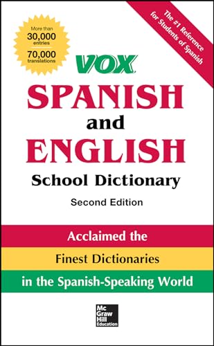 VOX Spanish and English school dictionary
