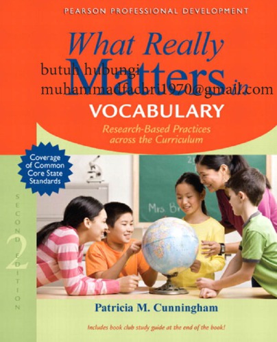 What Really Matters in Vocabulary_ Research-Based PrWhat Really Matters Series) - Patricia M. Cunningham