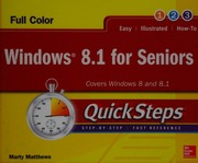 Windows 8.1 for seniors by Matthews, Martin S