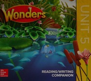 Wonders Grade K Reading/ Writing Companion Unit 5
