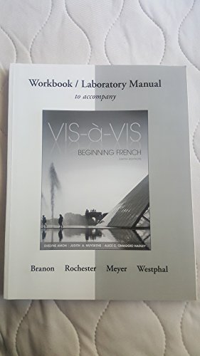 Workbook/Laboratory Manual to Accompany Vis-à-Vis Sixth Edition - 9781259111006