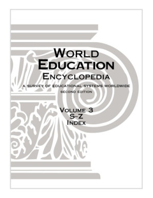 World Education Encyclopedia: a survey of educational systems worldwide, Volume 3: S-Z, Index (2nd edition) By Rebecca Marlow-Ferguson