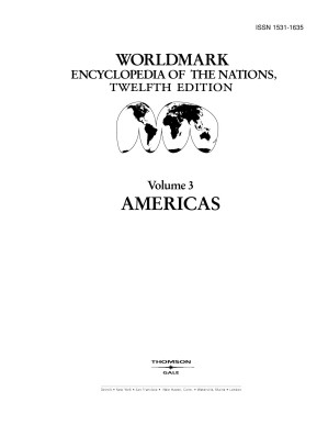 Worldmark Encyclopedia of the Nations By Timothy L. Gall, Jeneen M. Hobby - 9780495411017