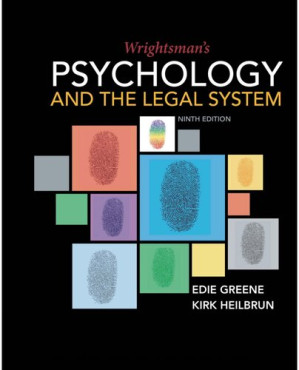 Wrightsman's Psychology and the Legal System By Edith Greene, Kirk Heilbrun - 9781337570879