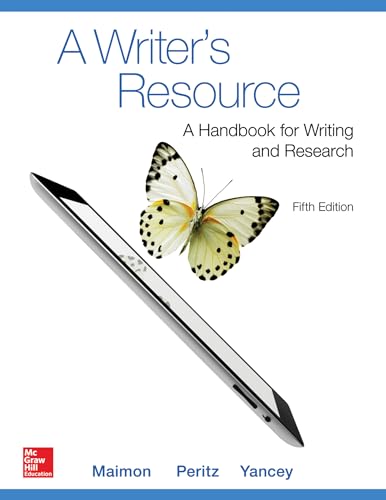 Writer's Resource (comb-Version) 5e with MLA Booklet 2016