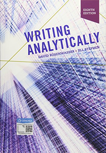 Writing Analytically 8th Edition