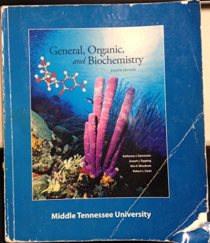 general, organic and biochemistry