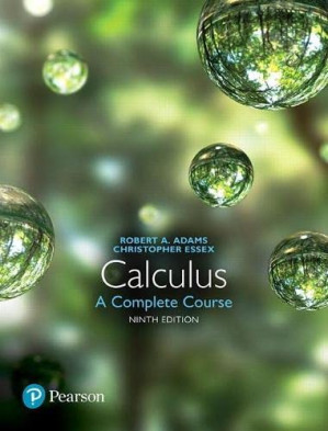 solution manual Calculus: A Complete Course - Robert Adams, Christopher Essex